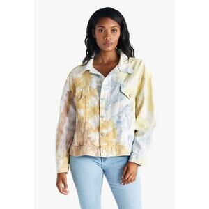 $175 New Etica June Denim Tie Dye Jacket - Small